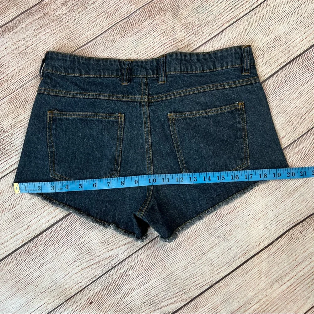 Zara Distressed Denim Cutoffs